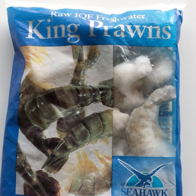 Frozen Raw Peeled King Prawns - Dockside Seafood